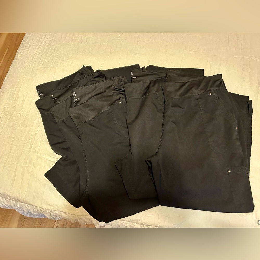 Healing Hands Tori Yoga Scrub Pants Lot of 5 2X Petite